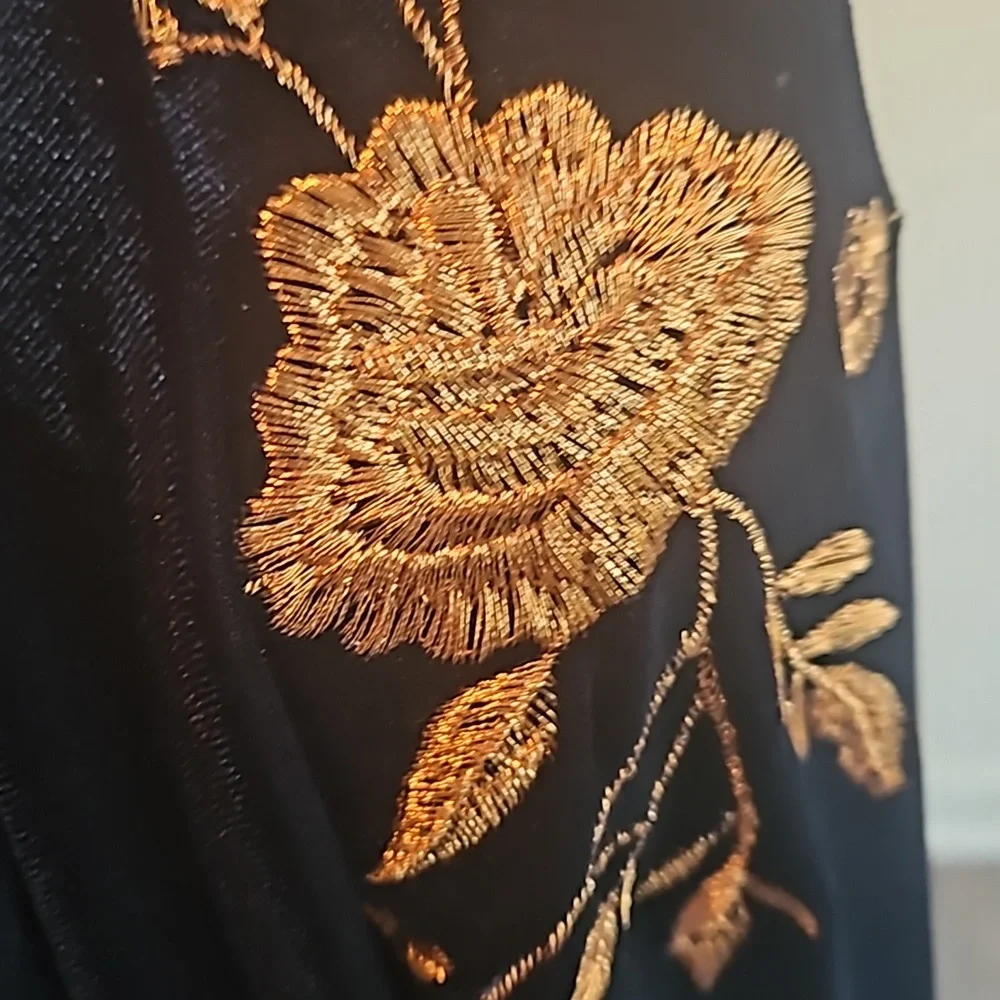 Floor Length Velvet Dress - Picture 12 of 12